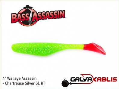 Walleye Assassin - Chartreuse Silver Gl RT