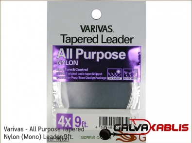 Varivas - All Purpose Tapered Nylon Leader 9ft