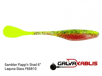 Gambler Flappn Shad 6 Laguna Glass F66810